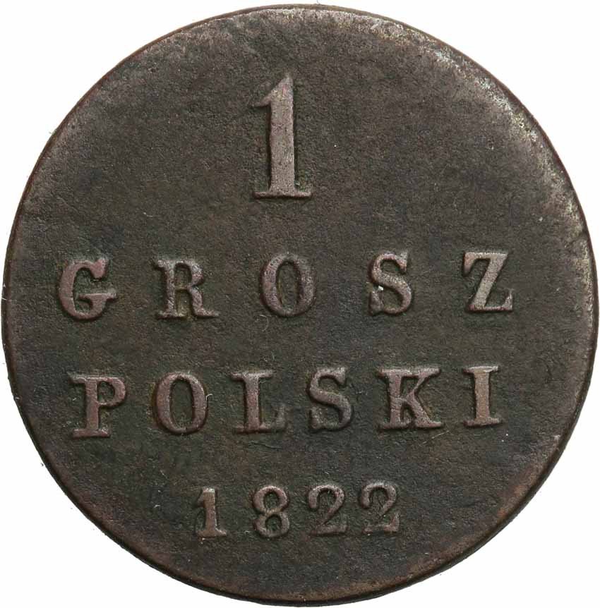 Polska XIX w./Rosja. Aleksander l. 1 grosz polski 1822 IB, Warszawa